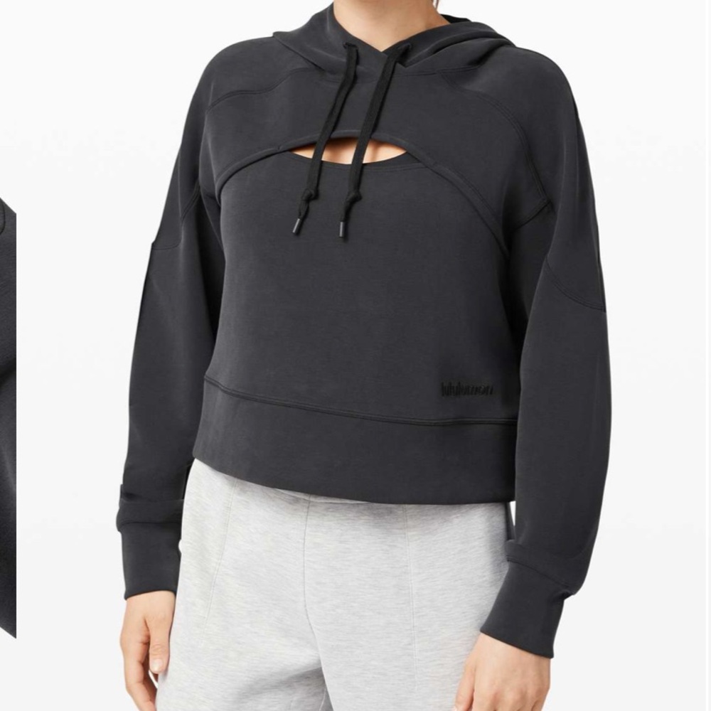 Lululemon Get Centred Crop Hoodie